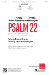 Psalm 22 SATB choral sheet music cover